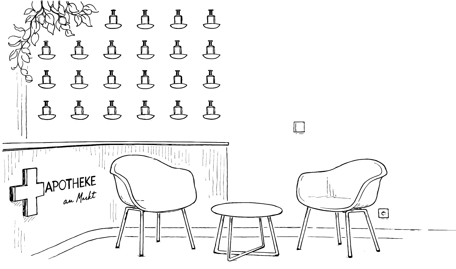 Innenraumgestaltung Apotheke am Markt Halle (Saale) – Beratung und Atmosphäre im Mittelpunkt